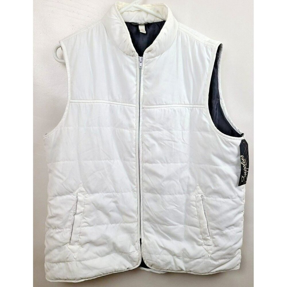 Supplies by Unionbay Puffer‎ Vest Womens XL White Quilted Outdoor Gorpcore New